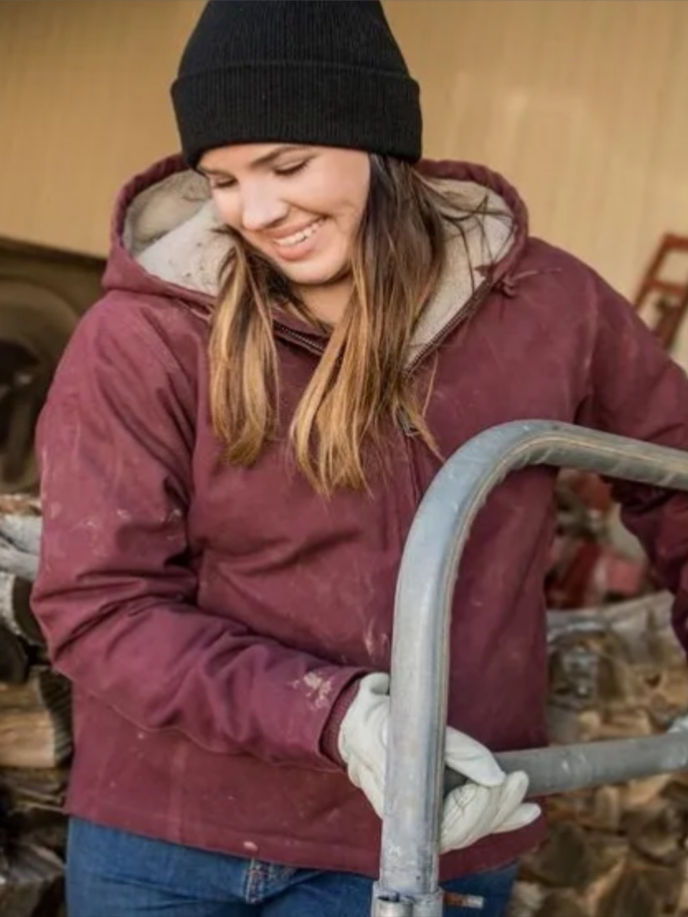 Women's Ridgecut Insulated Hooded Jacket - Burgundy